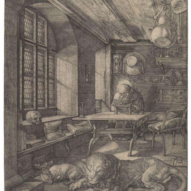 Albrecht Dürer — Святой Иероним в своем кабинете