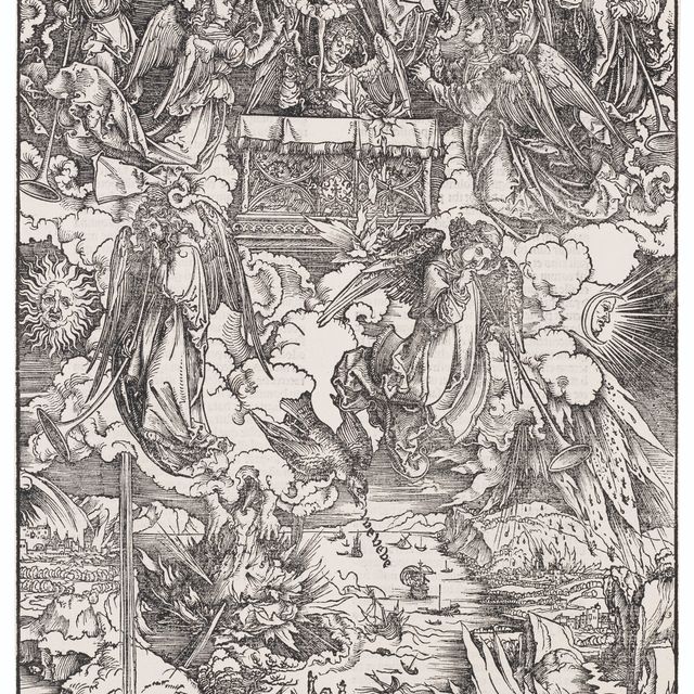 Albrecht Dürer — Семь Ангелов с трубами, из "Апокалипсиса"
