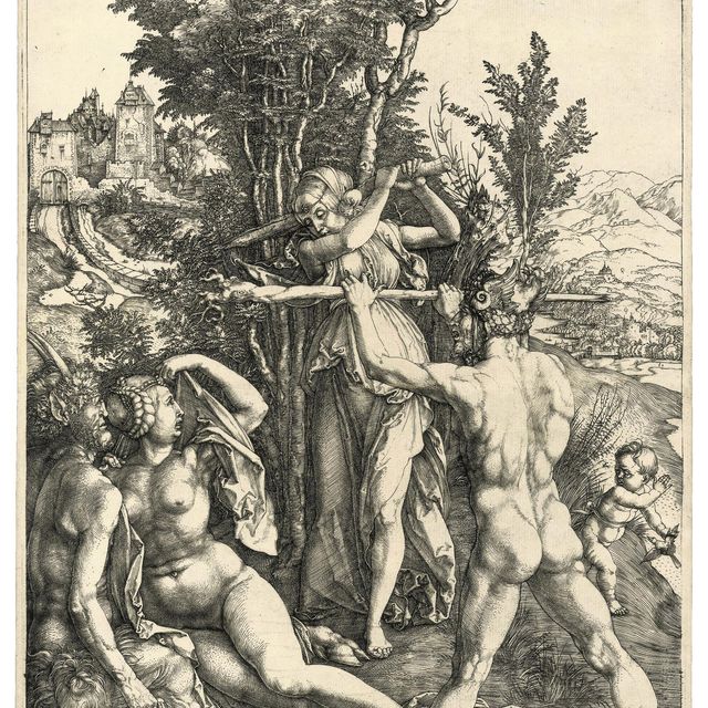 Albrecht Dürer — Геракл на перепутье (Б. 73; М., Зал. 63; С.М.С. 22)
