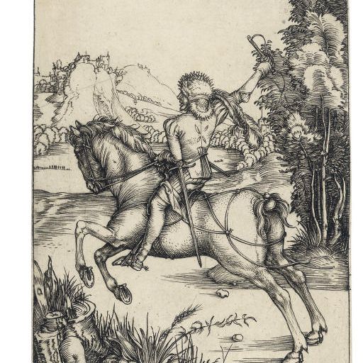 Albrecht Dürer — Маленький курьер (Б. 80; М., Холл. 79; С.М.С. 10)