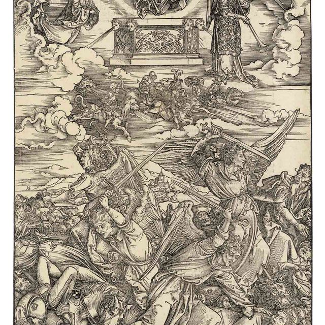 Albrecht Dürer — Четыре Ангела-мстителя из Апокалипсиса (ч. 69; М., гл. 119; С.М.С. 119)