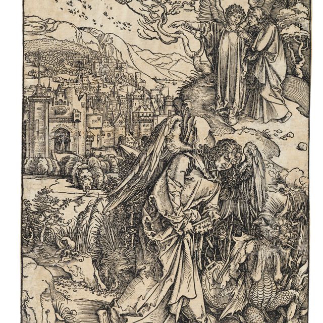 Albrecht Dürer — Ангел с ключом от бездны, из фильма "Апокалипсис"