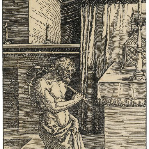 Albrecht Dürer — Царь Давид совершает покаяние (Б. 119; М., гл. 108; С.М.С. 151)