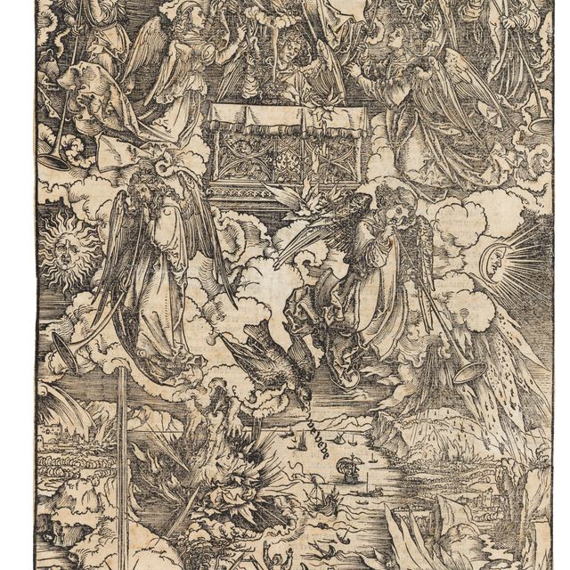 Albrecht Dürer — Семь Ангелов с трубами, из "Апокалипсиса"