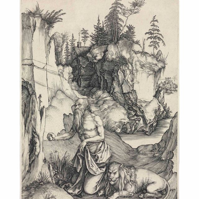 Albrecht Dürer — Святой Иероним в покаянии