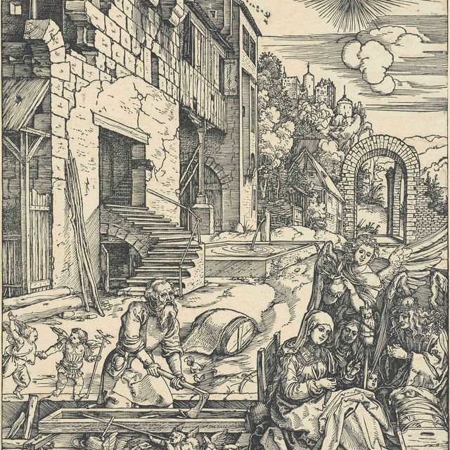 Albrecht Dürer — Святое семейство в Египте, из книги "Жизнь Пресвятой Девы"