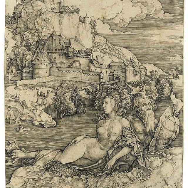 Albrecht Dürer — Морское чудовище (Барч, 71; Медер, Холстейн, 66)