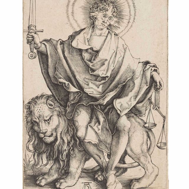 Albrecht Dürer — Сол Юстиция (Барч, 79; Медер, Холстейн, 73; Шох, Менде, Шербаум, 23)