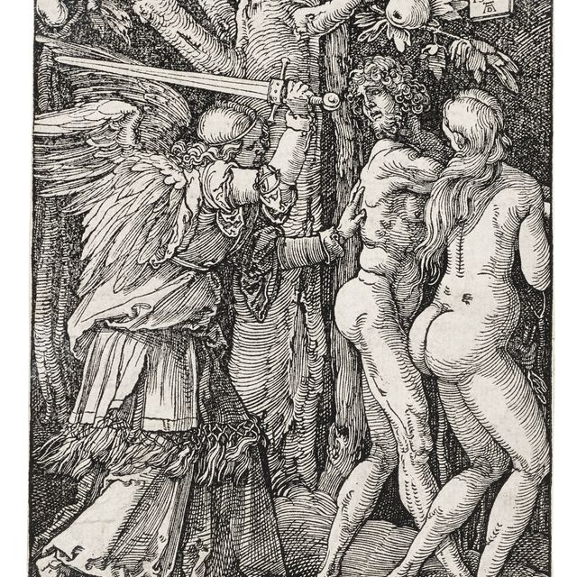 Albrecht Dürer — Изгнание из Рая, из-за Маленькой страсти