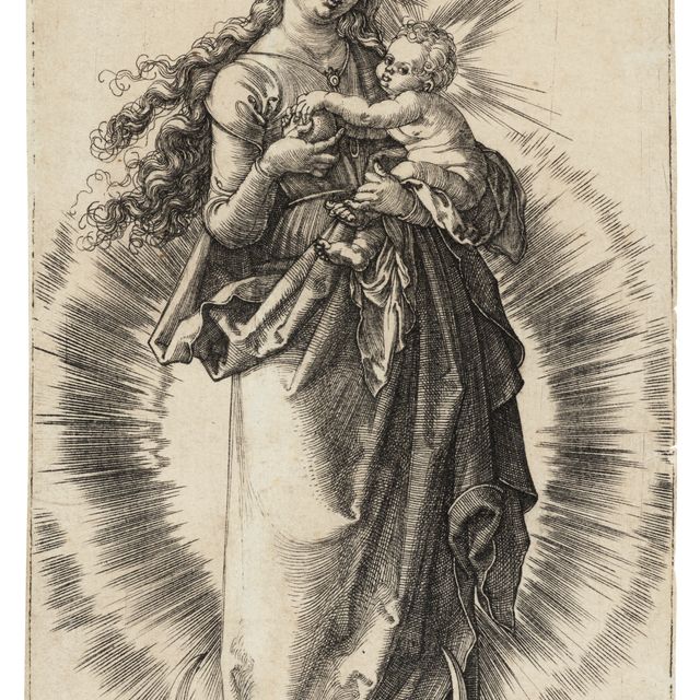 Albrecht Dürer — Дева Мария в полумесяце и звездной короне