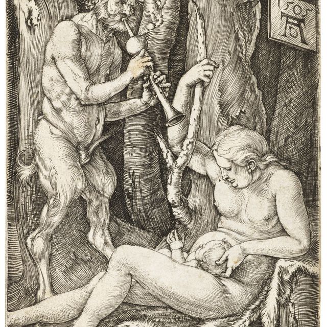 Albrecht Dürer — Семья Сатиров
