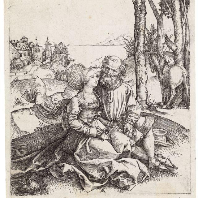 Albrecht Dürer — Неподходящая пара (Б. 92; М., Холл. 77; С.М.С. 3)