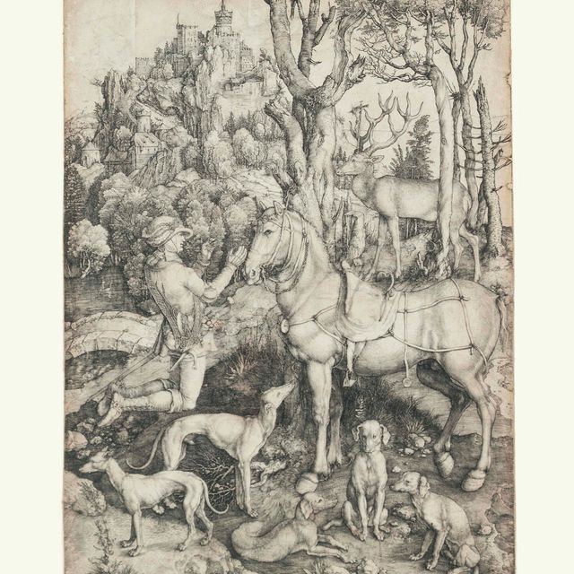 Albrecht Dürer — Сент-Юстас (Барч, 57; Медер, Холстейн, 60)
