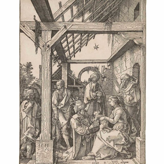 Albrecht Dürer — Поклонение волхвов (ч. 3; М., гл. 208; С.М.С. 225)