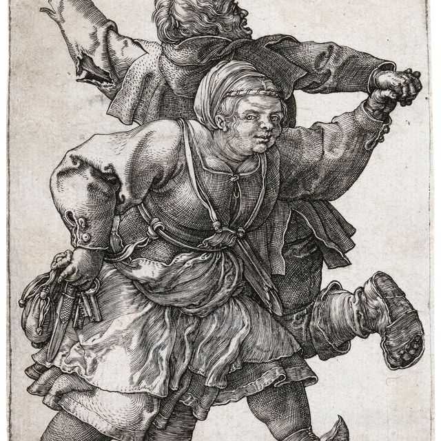 Albrecht Dürer — Крестьянская пара танцует