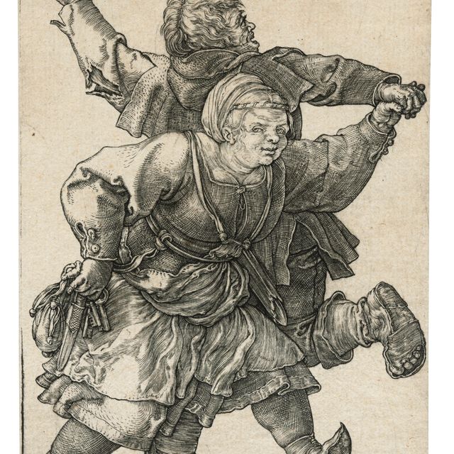 Albrecht Dürer — Крестьянская пара танцует