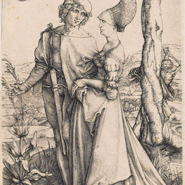 Albrecht Dürer — Променад (Б. 94; М., Холл. 83; С.М.С. 19)