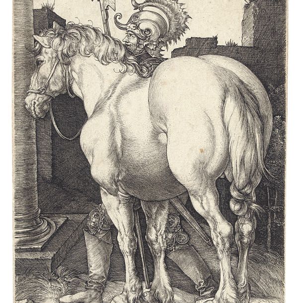 Albrecht Dürer — Большая лошадь (Б. 97; М., Зал. 94; С.М.С. 43)