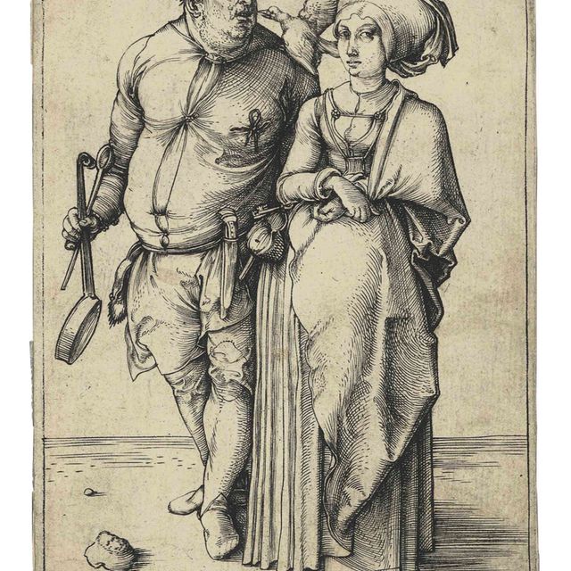 Albrecht Dürer — Повар и его жена (Б. 84; М., Холл. 85; С.М.С. 13)
