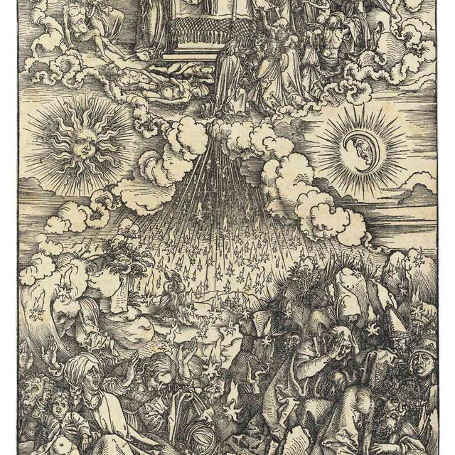 Albrecht Dürer — Снятие Пятой и Шестой печатей, из Апокалипсиса (Б. 65; М., гл. 116; С.М.С. 116)