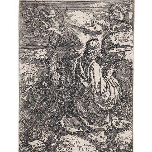 Albrecht Dürer — Агония в саду (Б., М., Холл. 19; С.М.С. 80)