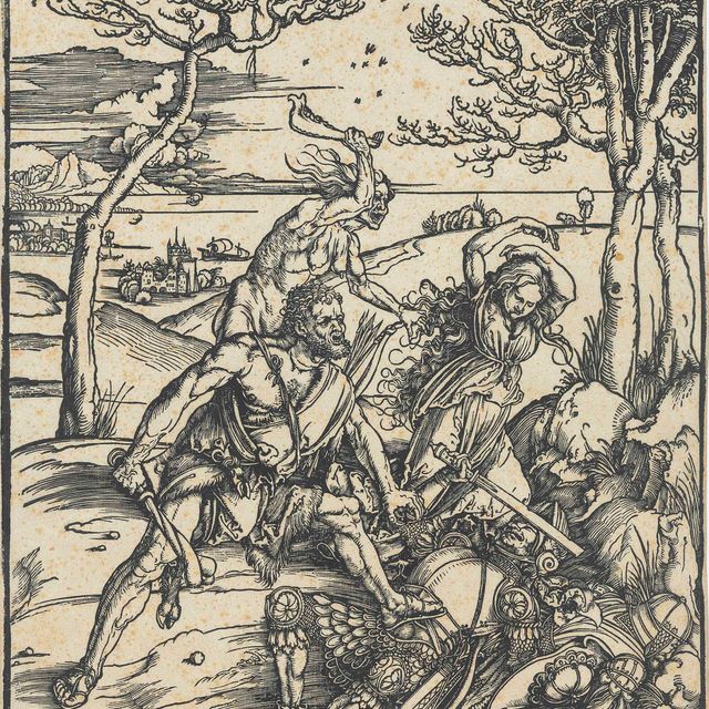 Albrecht Dürer — Геракл убивает Какуса