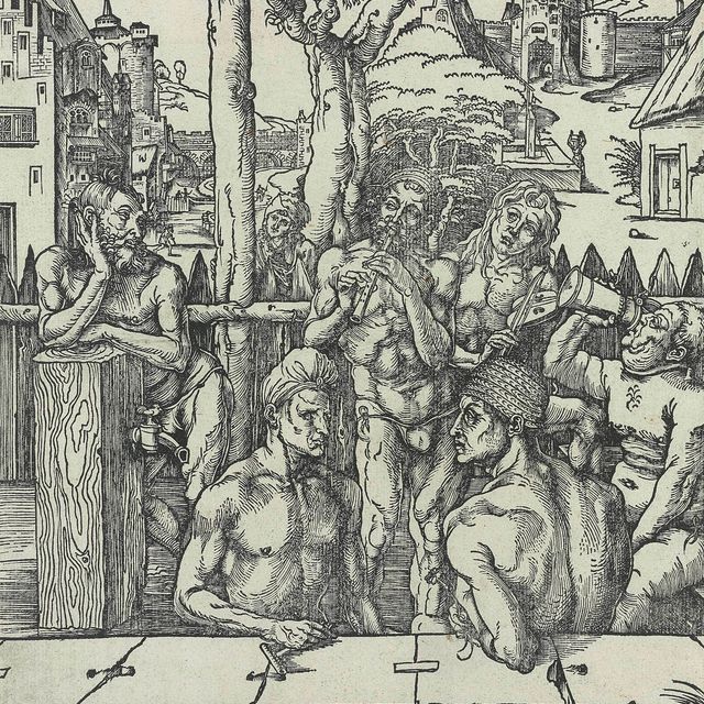 Albrecht Dürer — Баня (B. 128; M. 266; S.M.S. 107)