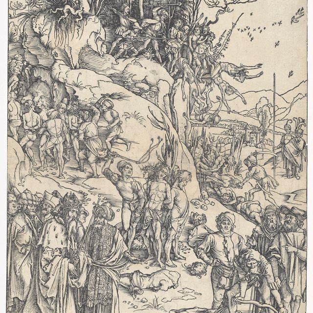 Albrecht Dürer — Мученическая смерть Десяти тысяч