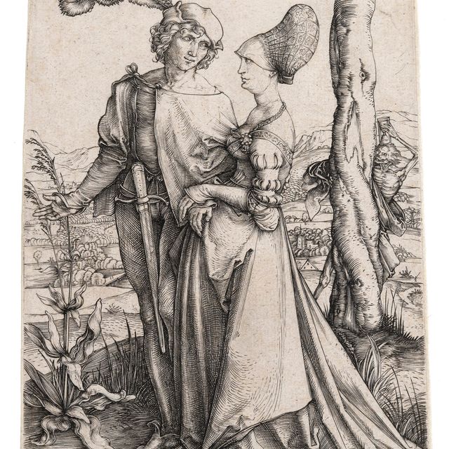 Albrecht Dürer — Променад ("Пара влюбленных и смерть")