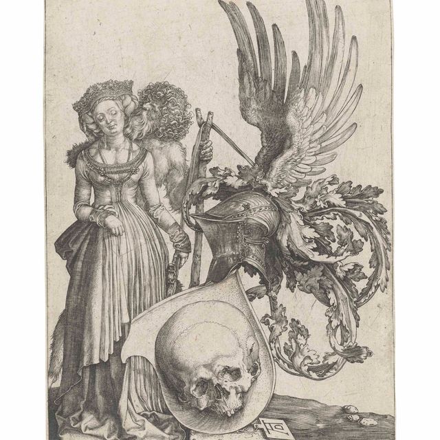 Albrecht Dürer — Герб с черепом