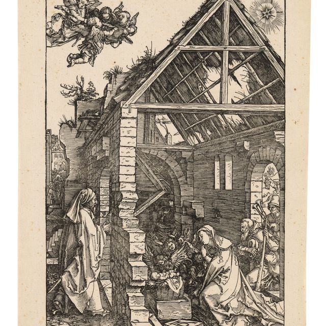 Albrecht Dürer — Рождество Христово , из книги "Житие Пресвятой Богородицы"