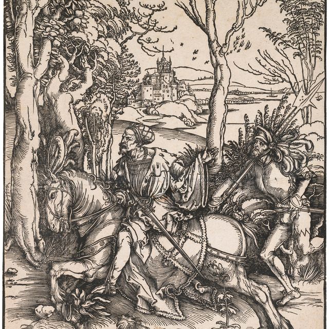 Albrecht Dürer — Рыцарь и Ланскене