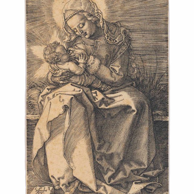 Albrecht Dürer — Дева, кормящая младенца грудью (Б. 36; М., Холл. 39; С.М.С. 86)
