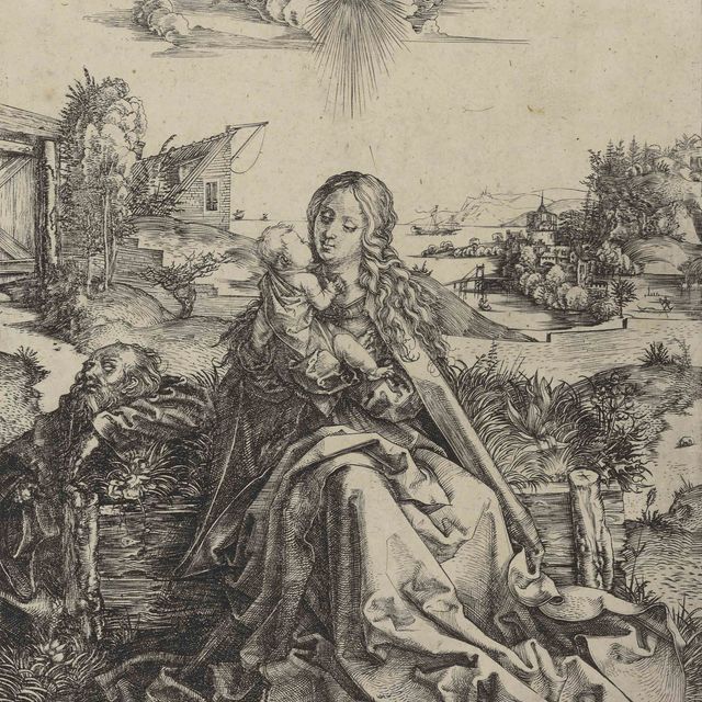 Albrecht Dürer — Святое семейство с бабочкой (Барч, 44 года; Медер, Холстейн, 42 года; Шох, Менде и Шербаум по 2)