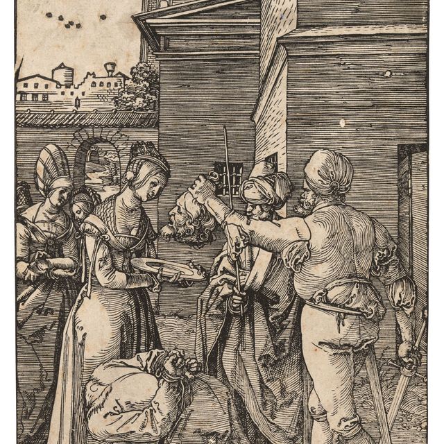 Albrecht Dürer — Усекновение главы святого Иоанна Крестителя