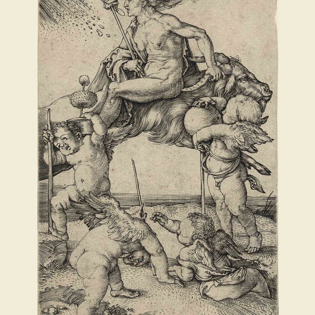 Albrecht Dürer — Ведьма (Б. 67; М., Зал. 68; С.М.С. 28)