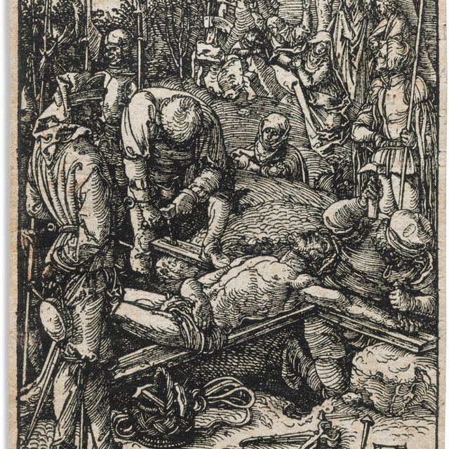 Albrecht Dürer — Христос, пригвожденный к кресту, из фильма "Малые страсти"