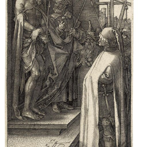 Albrecht Dürer — "Ecce Homo", из "Выгравированных страстей" (Б., М., Холл. 10; S.M.S. 52)