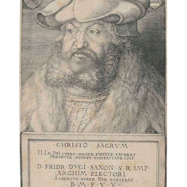 Albrecht Dürer — Фридрих Мудрый, курфюрст Саксонии