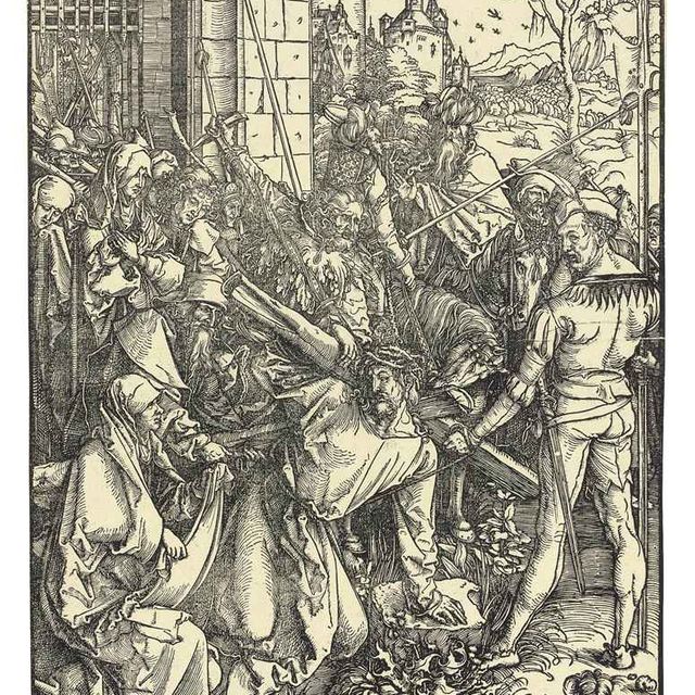 Albrecht Dürer — Христос, несущий крест, из "Великих страстей" (Барч, 10; Медер, Холстейн, 119)