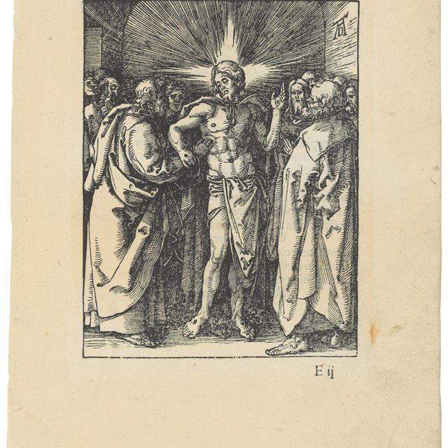Albrecht Dürer — Фома сомневающийся, из книги "Маленькая страсть"