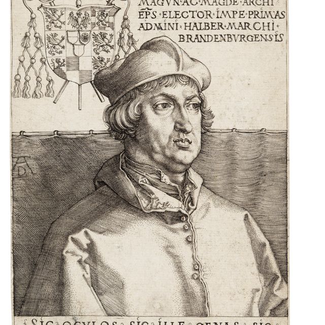 Albrecht Dürer — Кардинал Альбрехт Бранденбургский ("Маленький кардинал")