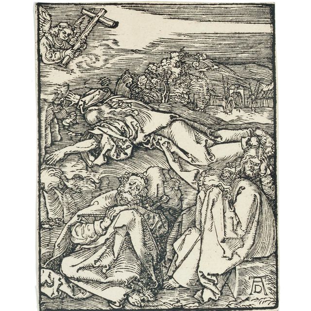 Albrecht Dürer — "Агония в саду", из фильма "Маленькая страсть" (Барч, 54 года; Медер, Холстейн, 162 года)