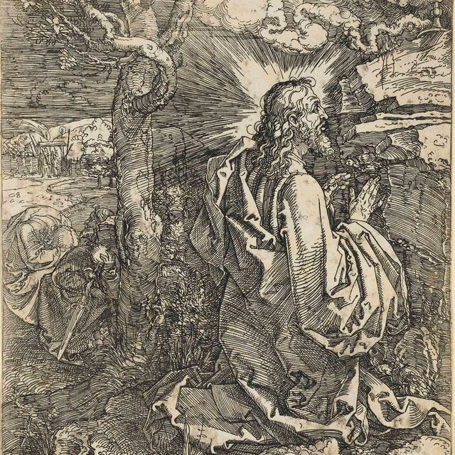 Albrecht Dürer — Христос на Елеонской горе