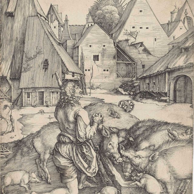 Albrecht Dürer — "Блудный сын" (Барч, Медер, Холстейн, 28 лет; Шох, Менде и Шербаум, 9 лет)