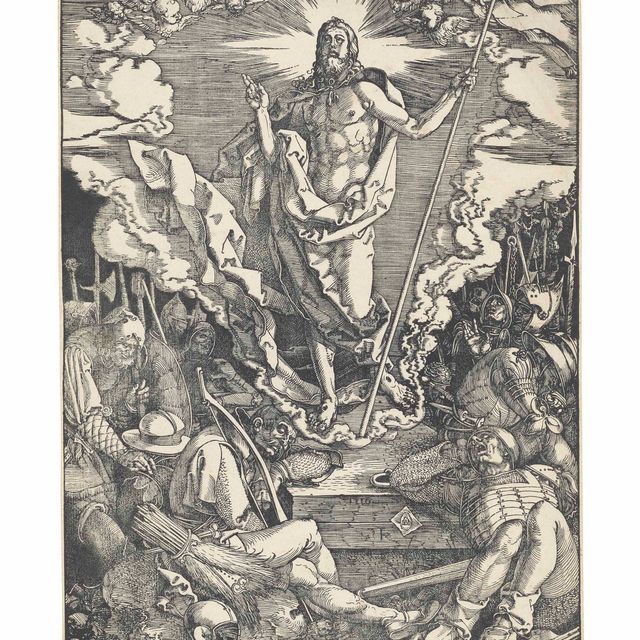 Albrecht Dürer — Воскресение из мертвых, из книги "Великая страсть"
