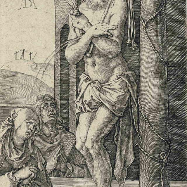 Albrecht Dürer — "Ecce Homo", из книги "Выгравированная страсть" (Б., М., Холл. 3; S.M.S. 52)