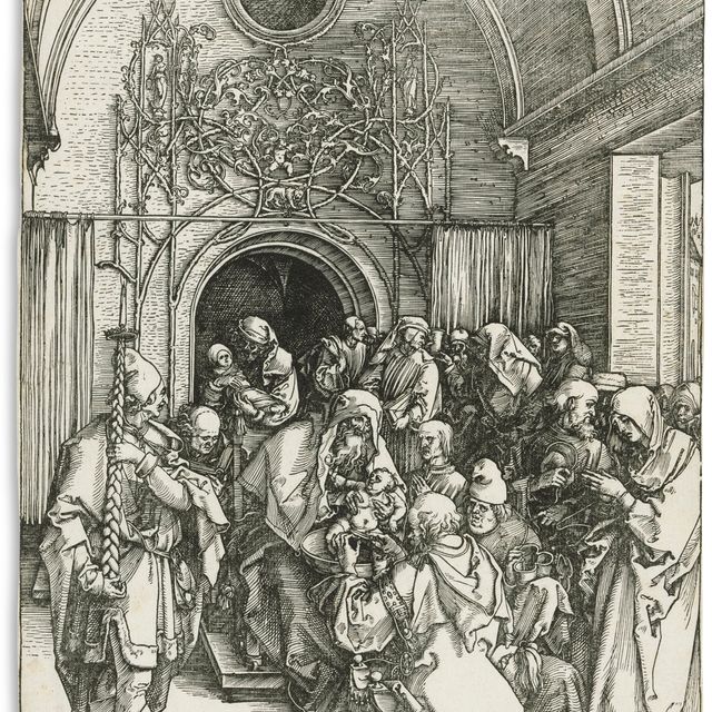 Albrecht Dürer — Обрезание Христа, из книги "Жизнь Пресвятой Девы"