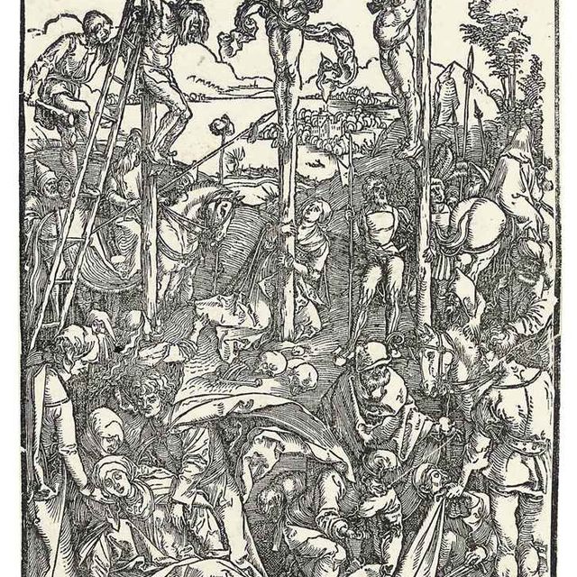 Albrecht Dürer — Голгофа с тремя крестами (Барч, 59; Медер, Холстейн, 180)