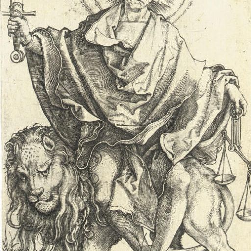 Albrecht Dürer — Правосудие (B. 79; M. Holl. 73; S.M.S. 23)
